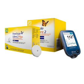 Kit Freestyle Leitor Libre 2 Plus Para Monitoramento De Glicose + Sensor Libre 2 Plus Para Monitoramento De Glicose