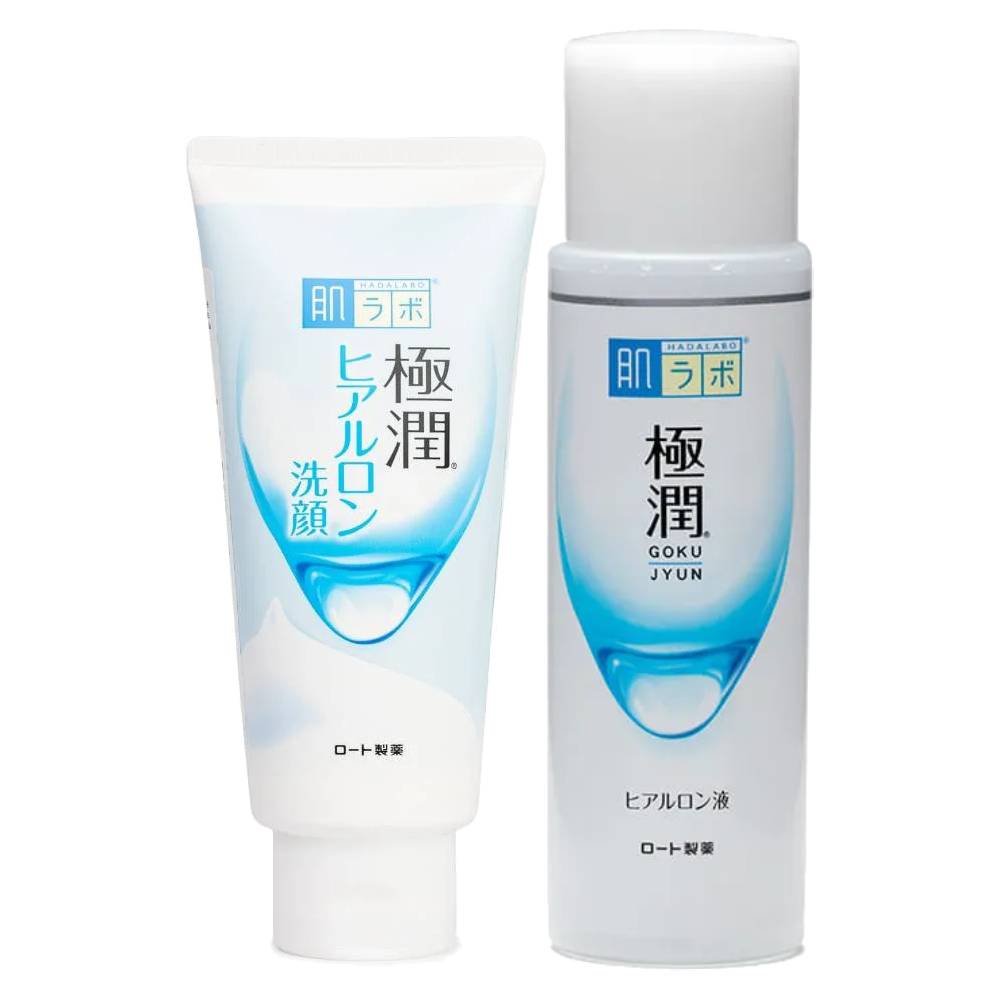 Kit Hada Labo Sabonete Hidratante Facial Face Wash 100g + Loção Hidratante Facial Gokujyun Lotion 170ml