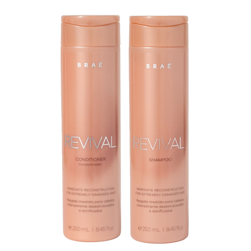 Kit Braé Condicionador Revival 250ml + Shampoo Revival 250ml