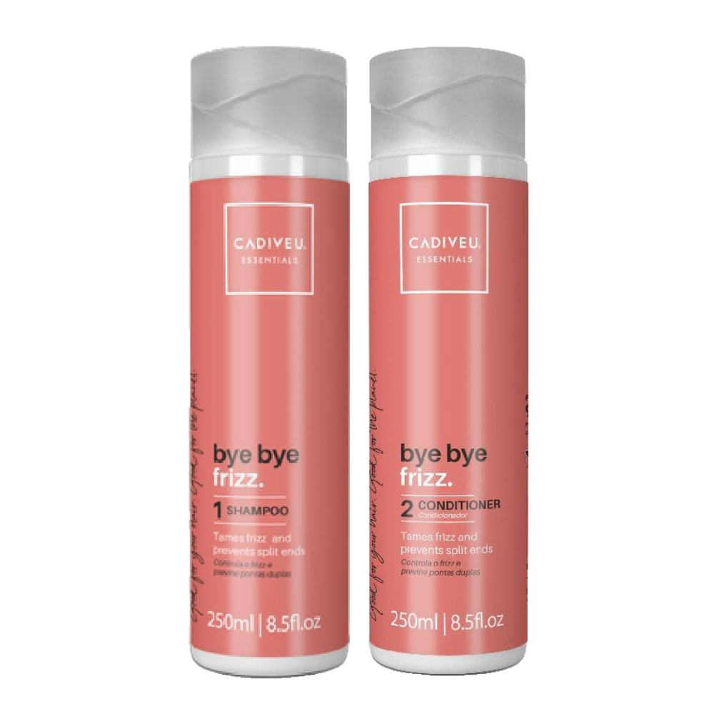Kit Cadiveu Shampoo Essentials Bye Bye 250ml + Condicionador Bye Bye Frizz 250ml