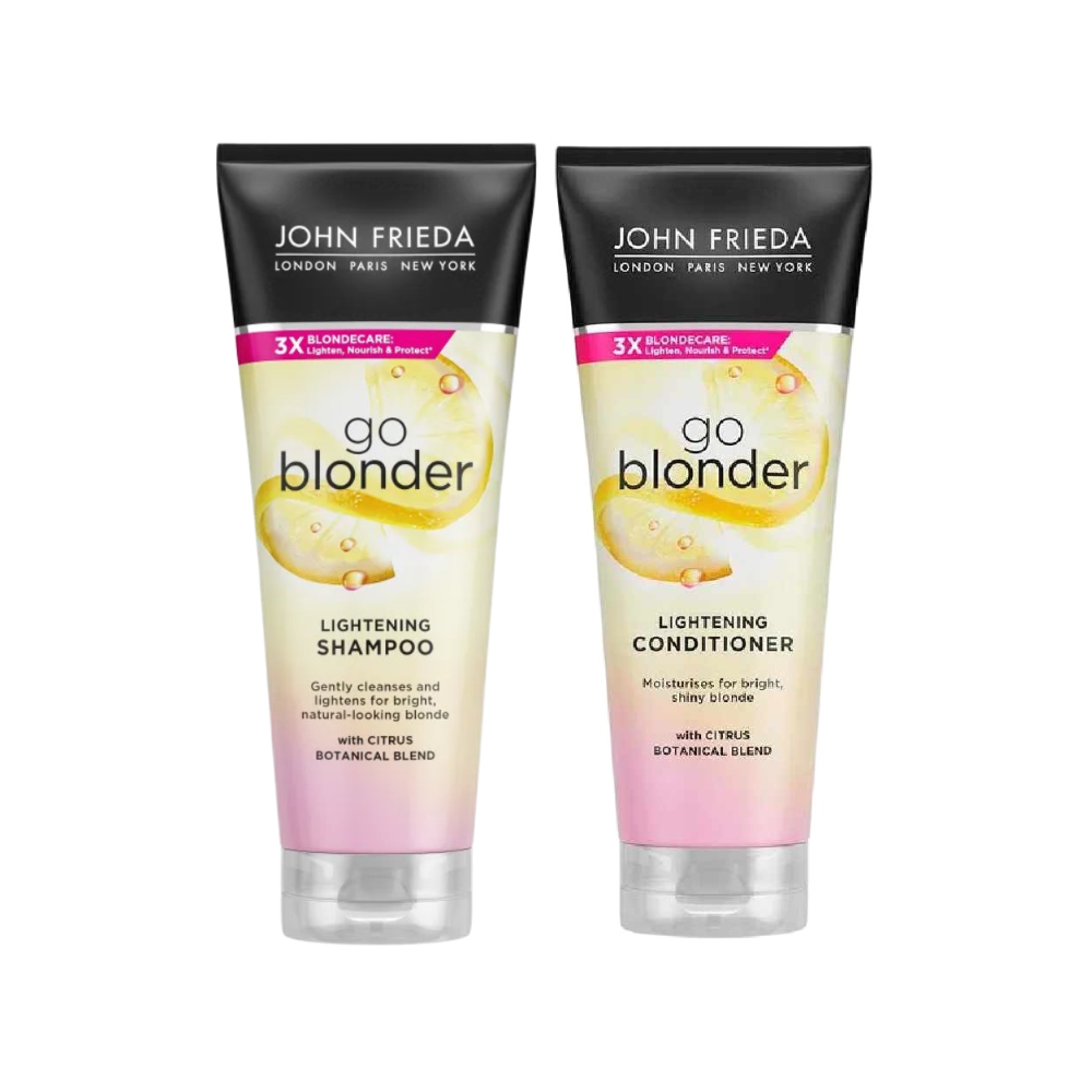 Kit John Frieda Condicionador Go Blonder Lightning 245ml + Shampoo Go Blonder Lightning 245ml