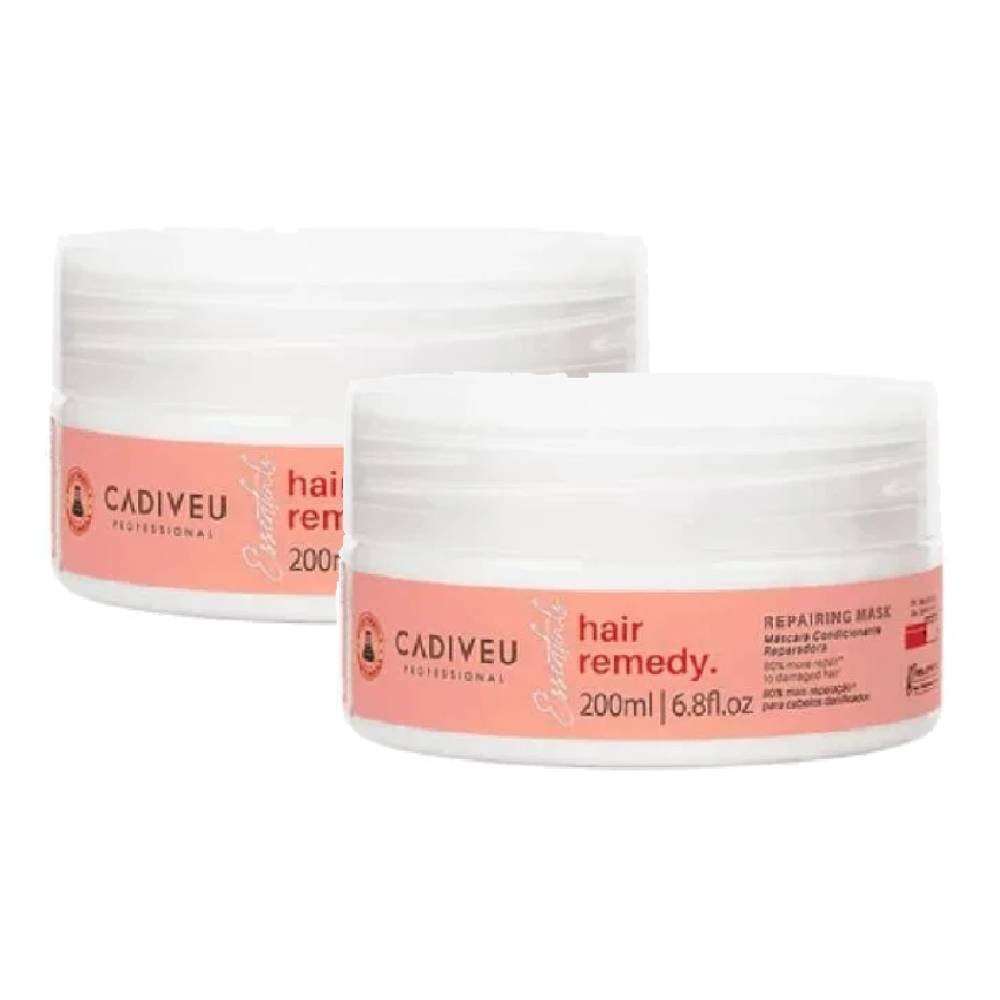 Kit Máscara De Tratamento Cadiveu Essentials Hair Remedy 200ml 2 Unidades