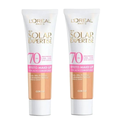 Kit Protetor Solar Facial Loréal Solar Expertise Make-Up 2.0 Fps70 30G 2 unidades