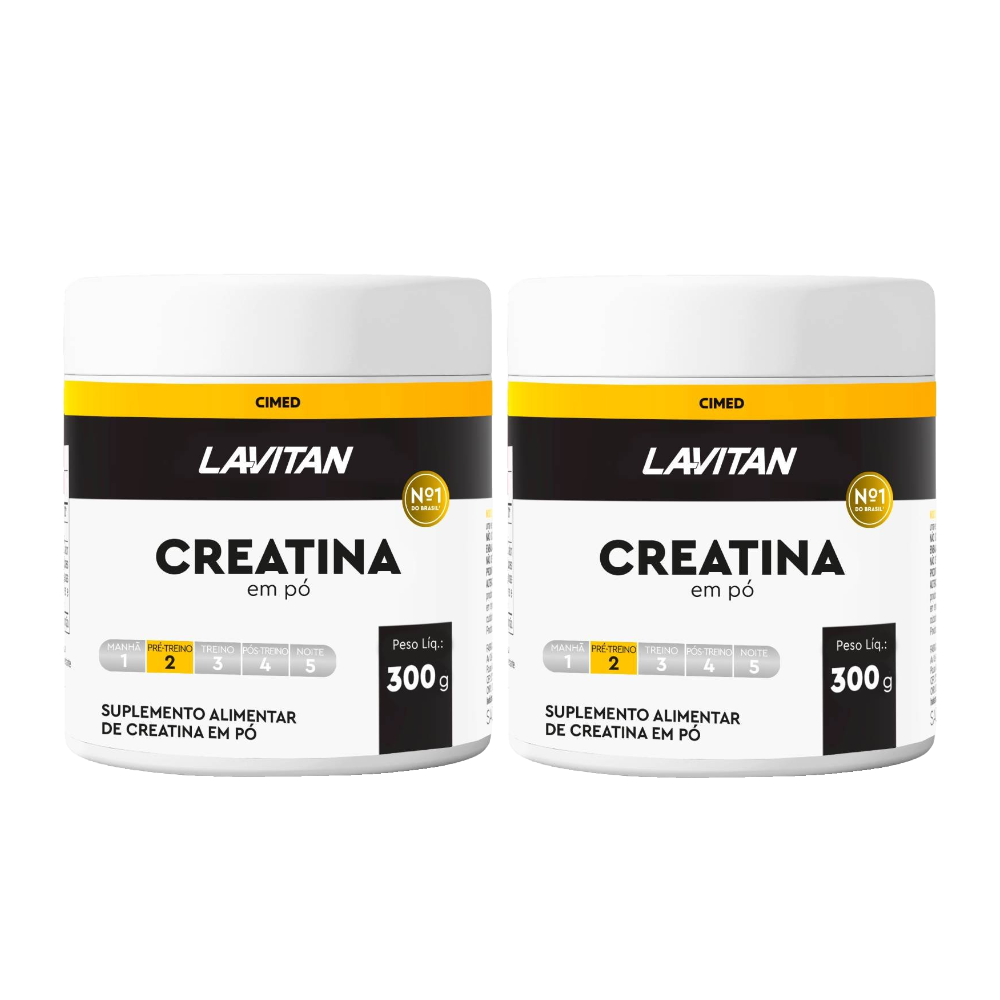Kit Creatina Lavitan 300g - 2 Unidades