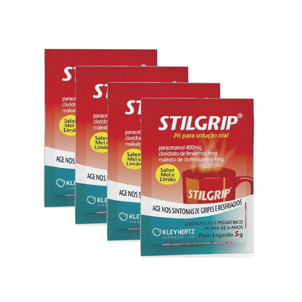 Kit Stilgrip Granulado 5g - 4 Unidades 