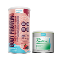 Kit Equaliv Whey Protein Body Protein Frutas Vermelhas 600g Grátis Creatina 150g