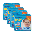Kit Fralda Panvel Baby Soft Sec Xg Com 200 Unidades (4 Pacotes Com 50 Unidades Cada)