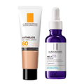 Kit La Roche-Posay Protetor Solar Facial Anthelios Ultra Cover Fps60 Cor 3.0 30G + Sérum Facial Mela B3 Antimanchas 30Ml