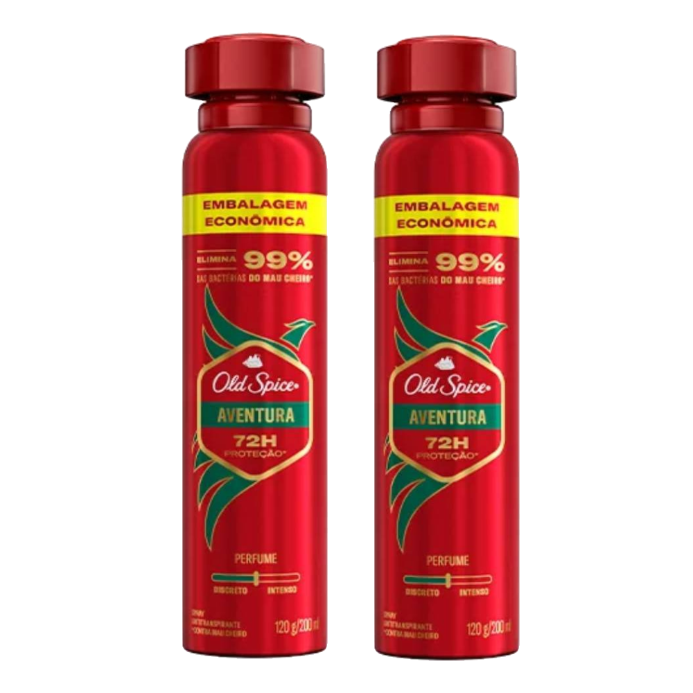 Kit Desodorante Antitranspirante Old Spice Aventura 250 Ml 2 Unidades