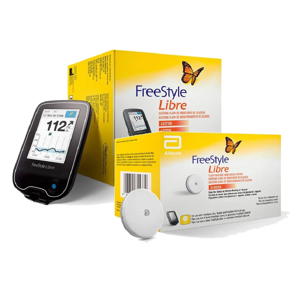 Kit Freestyle Sensor De Glicose Libre + Leitor De Glicose Libre