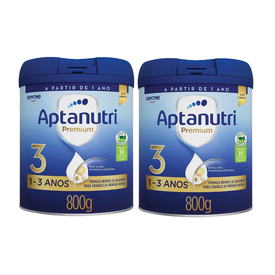 Kit Fórmula Infantil Aptanutri Premium 3 800G - 2 Unidades