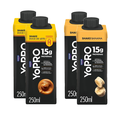Kit Yopro Bebida Láctea Havanna Doce De Leite 15G 250Ml + Bebida Láctea Banana 15G 250Ml 4 unidades