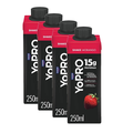 Kit Bebida Láctea Yopro Morango 15G 250Ml 4 unidades