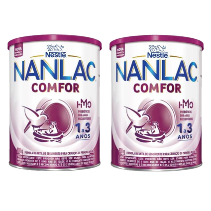 Kit Fórmula Infantil Nestlé Nanlac Comfor 800G 2 unidades