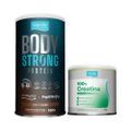 Kit Equaliv Suplemento Proteico Body Strong Protein Cacau 550g Grátis Creatina 150g