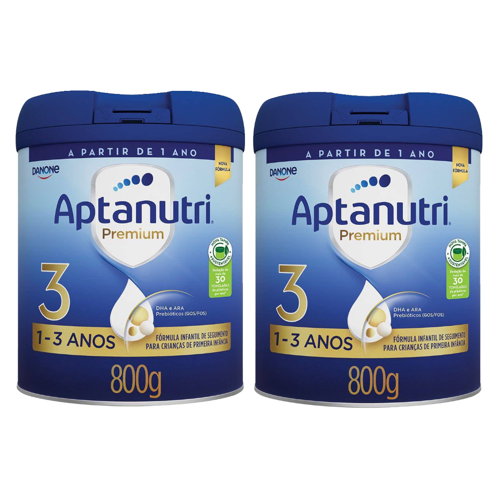Kit Fórmula Infantil Aptanutri Premium 3 800g 2 Unidades