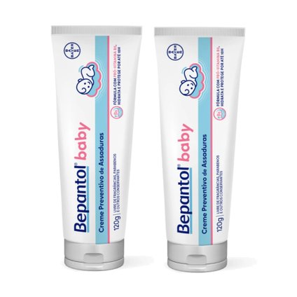 Kit Creme Preventivo De Assaduras Bepantol Baby 120G 2 unidades