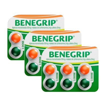 Kit Antigripal Benegrip Blister 6 Comprimidos 3 unidades