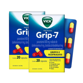 Kit Vick Pyrena Grip 7 20 Cápsulas 2 unidades