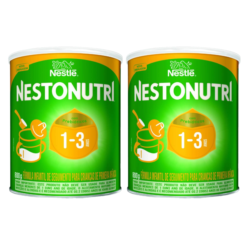Kit Fórmula Infantil De Seguimento Nestonutri 1+ 800g 2 Unidades