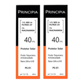 Kit Protetor Solar Facial Principia Ps-01 Fps40 40Ml 2 unidades