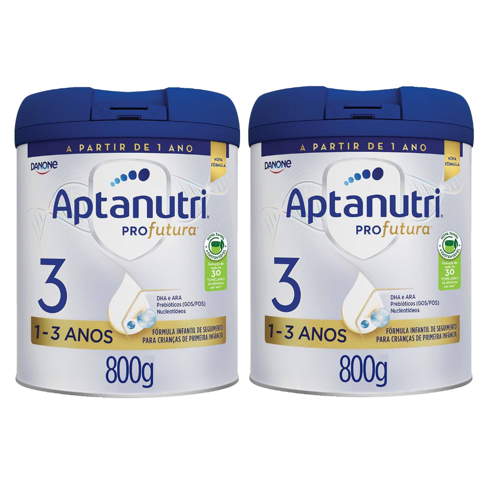 Kit Fórmula Infantil Aptanutri Profutura 3 800g 2 Unidades