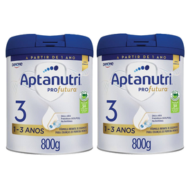 Kit Fórmula Infantil Aptanutri Profutura 3 800G 2 unidades