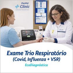 Exame Rápido Covid-19 + Influenza (gripe) + Vírus Sincicial Respiratório Ecodiagnostica