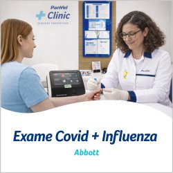 Exame Rápido Covid-19 + Influenza (gripe) Abbott