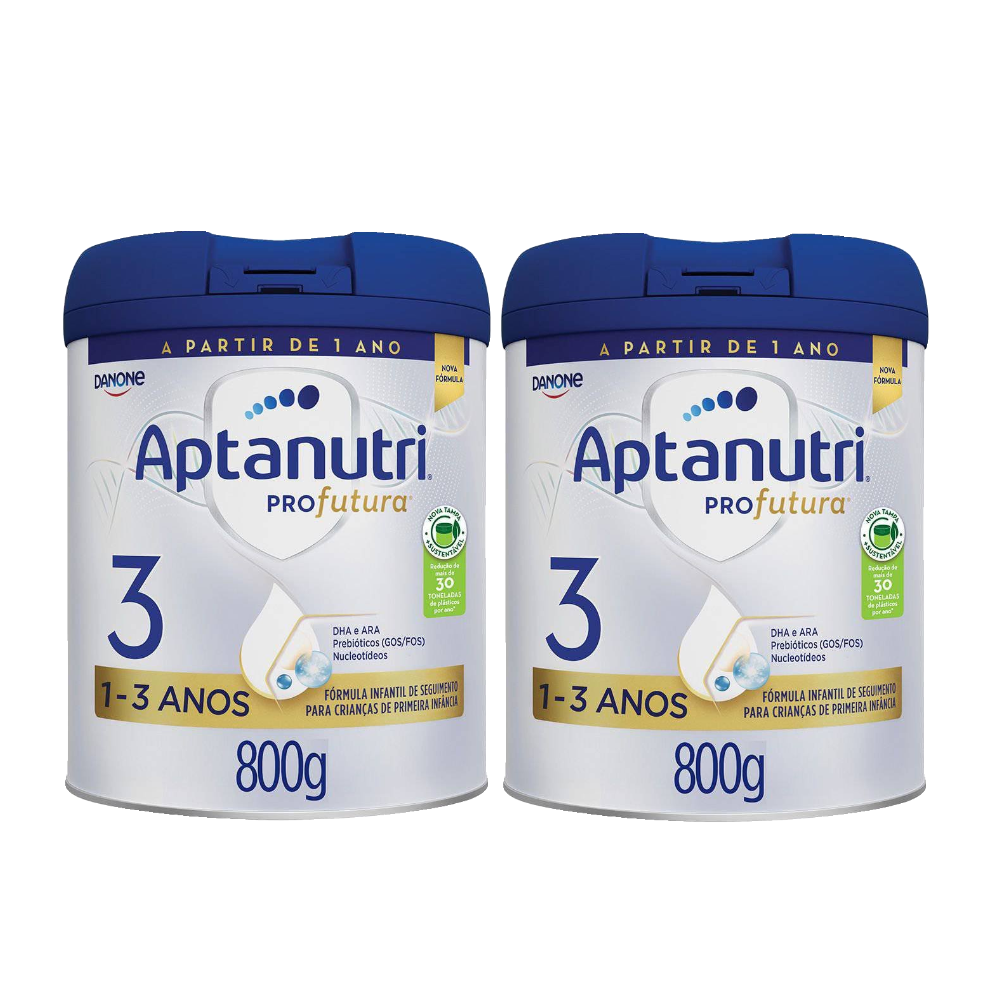 Kit Fórmula Infantil Aptanutri Profutura 3 800g 2 Unidades