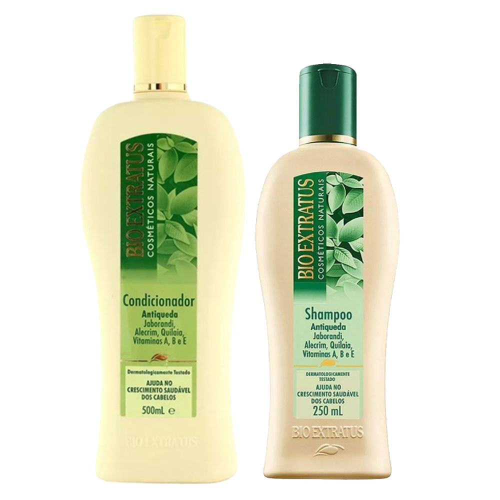 Kit Bio Extratus Shampoo Jaborandi 250ml + Condicionador Jaborandi 250ml