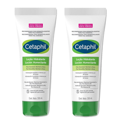 Kit Loção Hidratante Corporal Cetaphil Para Pele Normal A Seca E Sensível 200ml 2 Unidades