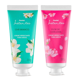 Kit Panvel Creme Para Mãos Flor De Cerejeira Instantes 30G + Creme Para Mãos Chá Branco Instantes 30G