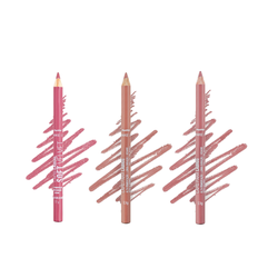 Kit Panvel Make Up Lápis Para Contorno Labial Malva Delicado + Rosa Clássico + Rosa Salmão