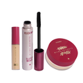 Kit Niina Secrets Corretivo Líquido Perfect Match Cor 5 + Pó Solto Facial Perfect Match Cor 1 + Máscara De Cílios Super Bold