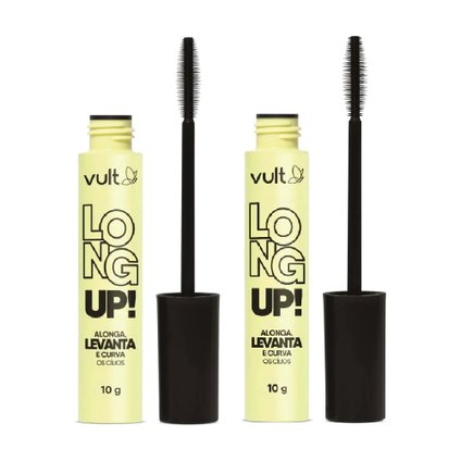 Kit Máscara De Cílios Vult Long Up Preta 10G 2 unidades