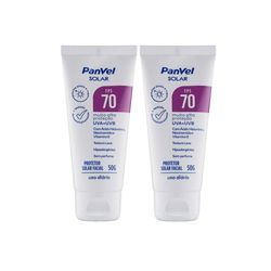 Kit Protetor Solar Facial Panvel Fps70 50g - 2 Unidades