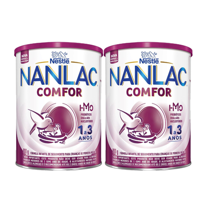 Kit Fórmula Infantil Nestlé Nanlac Comfor 800G - 2 Unidades