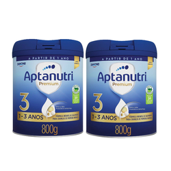 Kit Fórmula Infantil Aptanutri Premium 3 800g - 2 Unidades