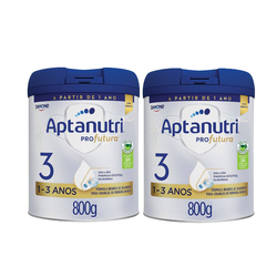 Kit Fórmula Infantil Aptanutri Profutura 3 800g - 2 Unidades