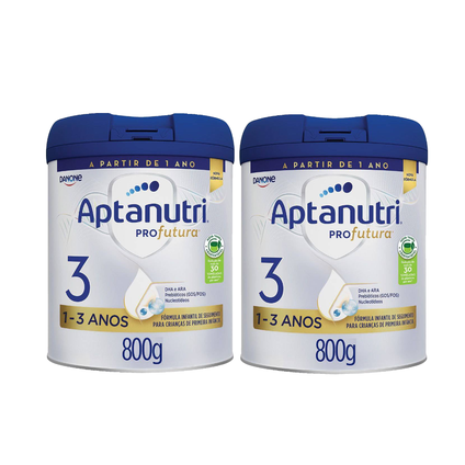 Kit Fórmula Infantil Aptanutri Profutura 3 800G - 2 Unidades