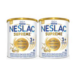 Kit Composto Lácteo Nestle Neslac Supreme 800g - 2 Unidades