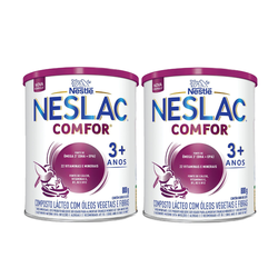 Kit Composto Lácteo Nestle Neslac Comfor 800g - 2 Unidades