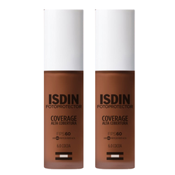Kit Protetor Solar Facial Isdin Coverage 6 Cocoa Fps60 30g 2 Unidades