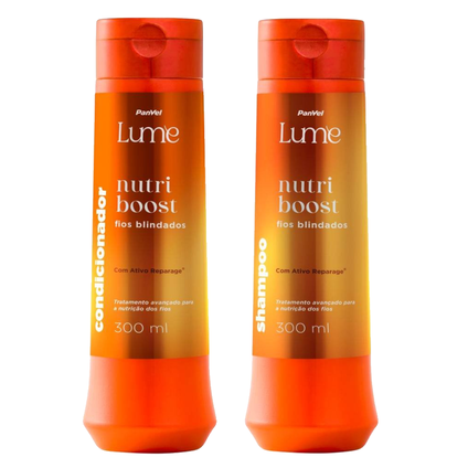 Kit Panvel Shampoo Nutri Boost Lume 300Ml + Condicionador Nutri Boost Lume 300Ml