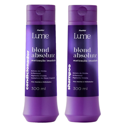 Kit Panvel Condicionador Matizador Blond Absolute Lume 300ml + Shampoo Matizador Blond Absolute Lume 300ml