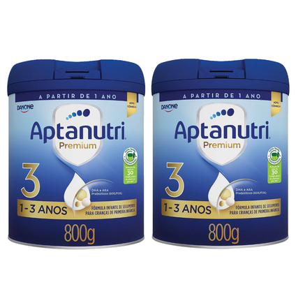 Kit Fórmula Infantil Aptanutri Premium 3 800G 2 unidades