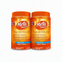 Kit Metamucil Solúvel Sabor Laranja 174g 2 Unidades