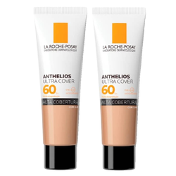 Kit Protetor Solar Facial La Roche-posay Anthelios Ultra Cover Fps60 Cor 3.0 30g 2 Unidades