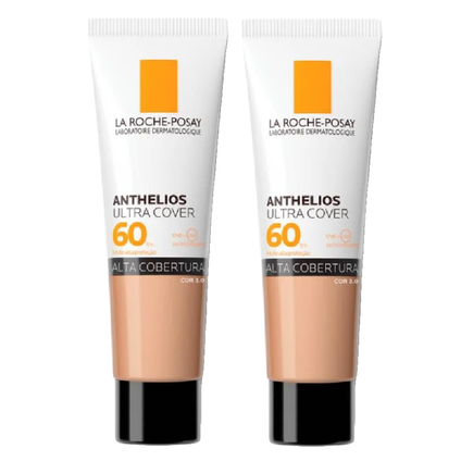 Kit Protetor Solar Facial La Roche-Posay Anthelios Ultra Cover Fps60 Cor 3.0 30G 2 unidades